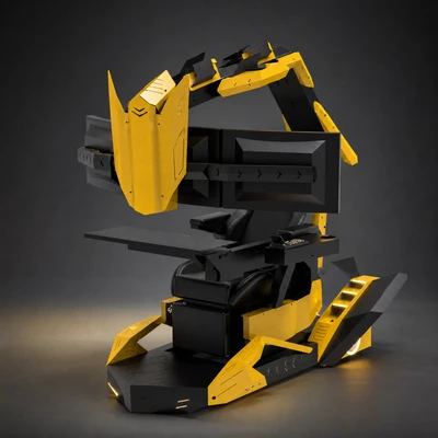 Bumblebee Zero-Gravity Gaming Computer Cabin